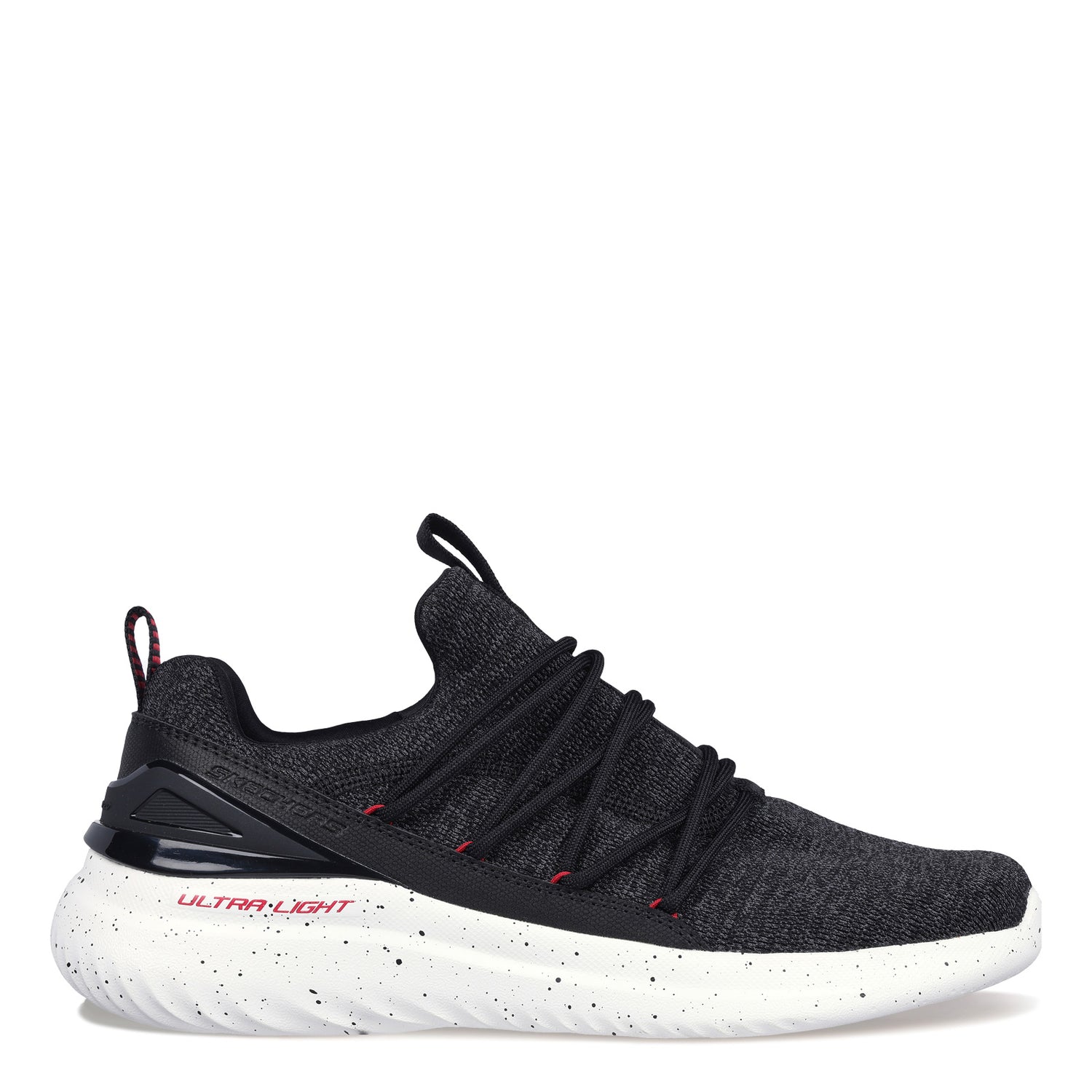 Peltz Shoes  Men's Skechers Bounder 2.0 - Future Currents Sneaker Black Red 232679-BKRD