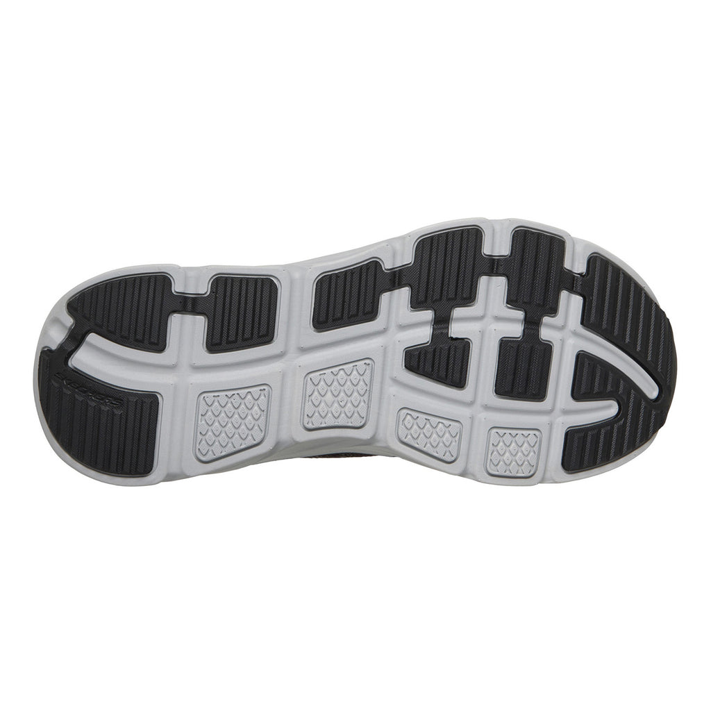 Men's Skechers Relaxed Fit: D'Lux Walker 2.0 - Brexon Sneaker - Wide Width BLACK  WHITE 233245WW-BKW