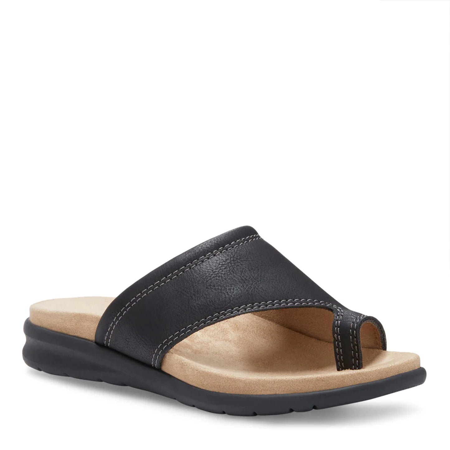 Peltz Shoes  Women's Eastland Dallas Sandal BLACK 2361-01