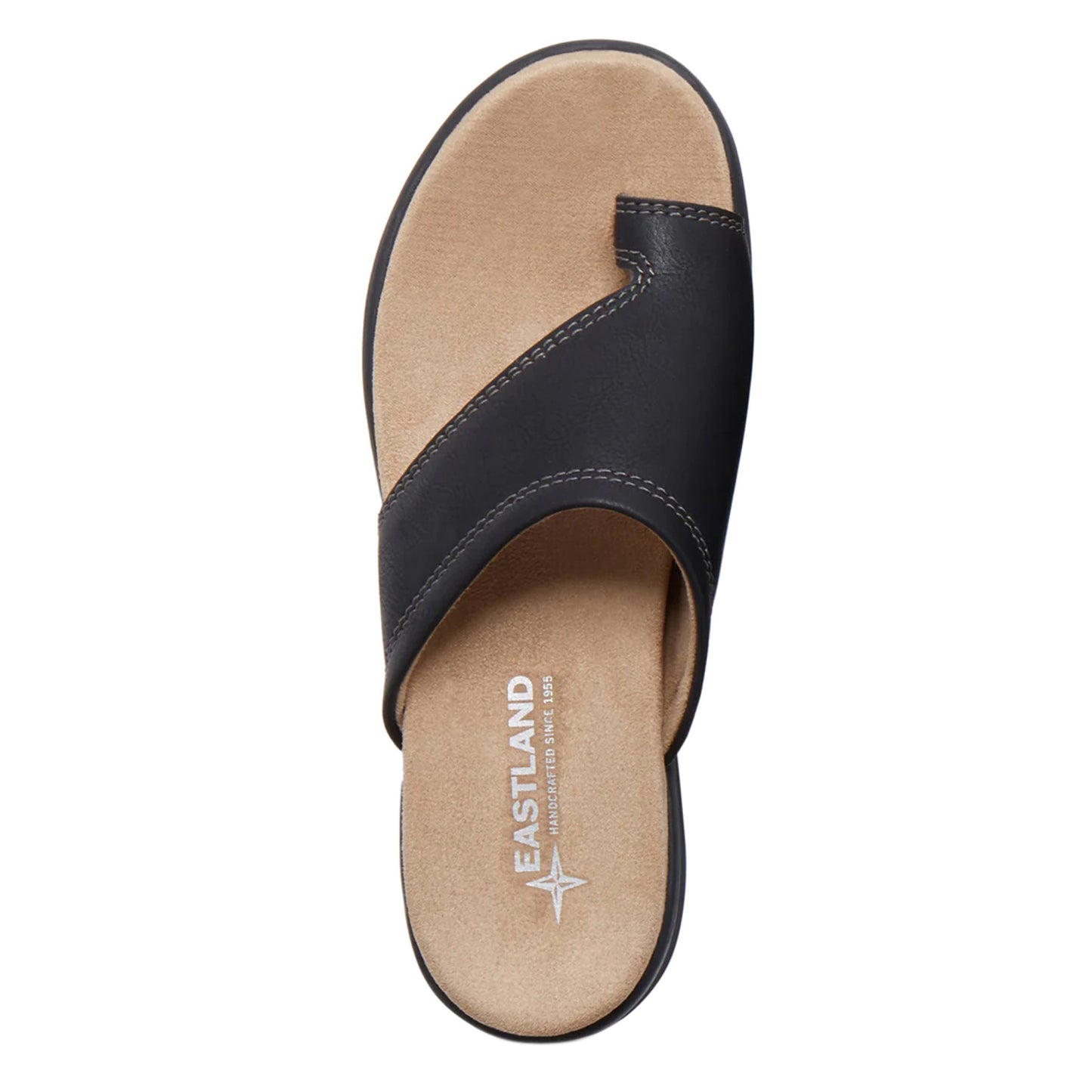 Peltz Shoes  Women's Eastland Dallas Sandal BLACK 2361-01