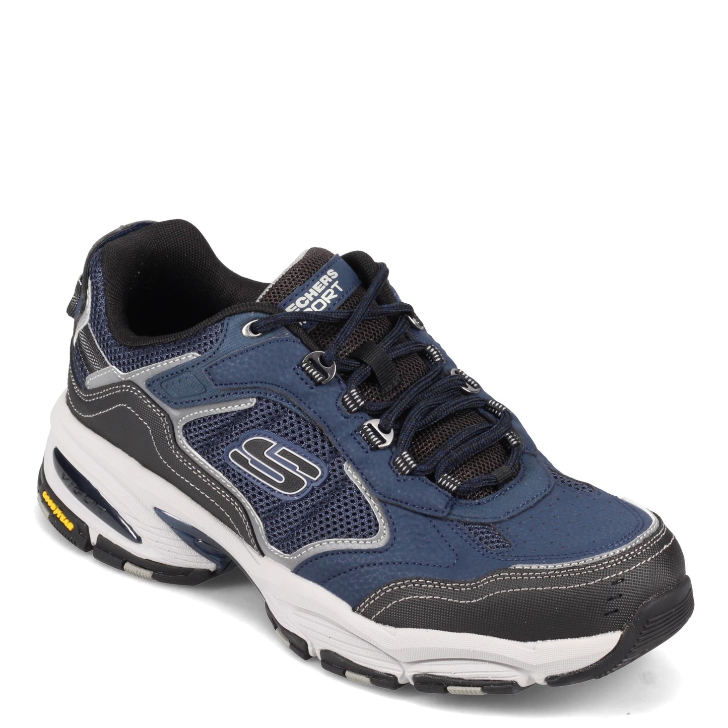 Peltz Shoes  Men's Skechers Vigor 3.0 Sneaker Navy/Black 237145-NVBK