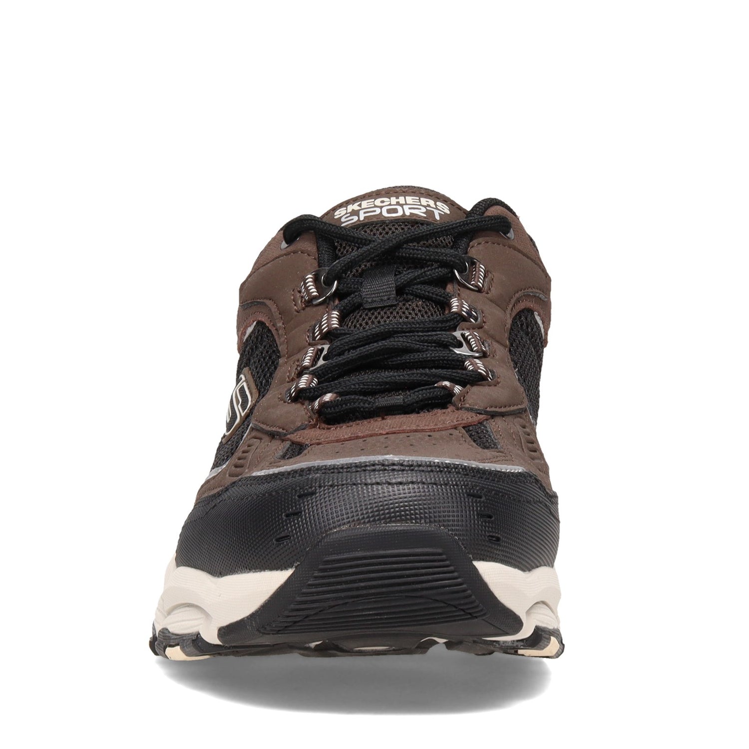 Peltz Shoes  Men's Skechers Vigor 3.0 Sneaker - Wide Width Brown/Black 237145W-BRBK