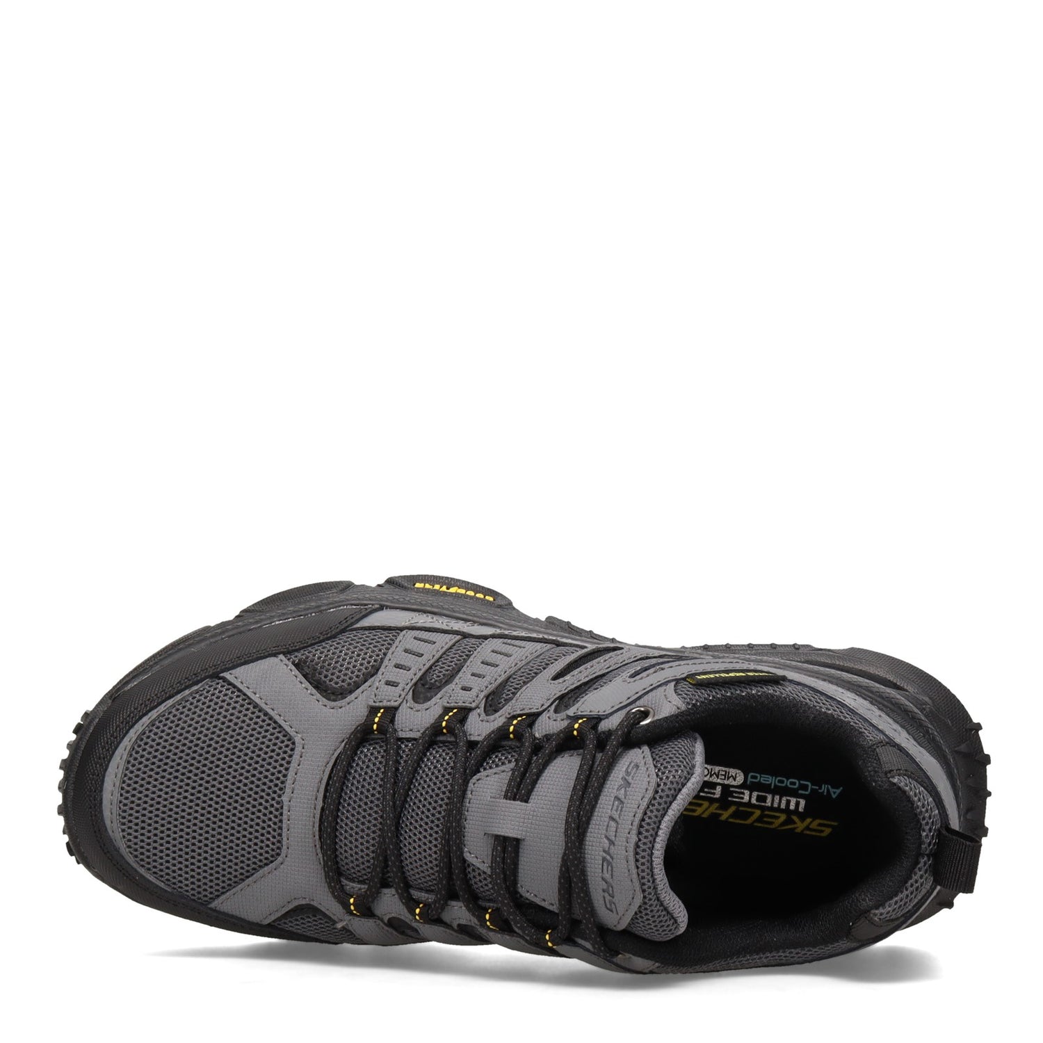 Peltz Shoes  Men's Skechers Skech-Air Envoy Walking Shoe - Wide Width Grey/Black 237214W-GYBK