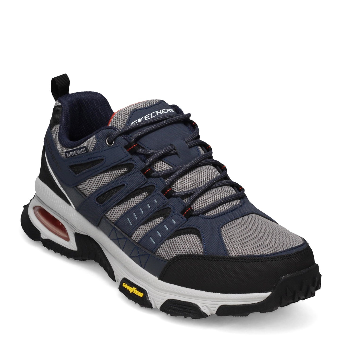 Peltz Shoes  Men's Skechers Skech-Air Envoy Walking Shoe - Wide Width Navy/Gray 237214W-NVGY