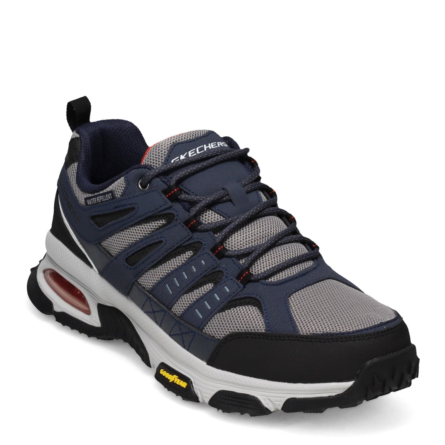 Peltz Shoes  Men's Skechers Skech-Air Envoy Walking Shoe - Wide Width Navy/Gray 237214W-NVGY