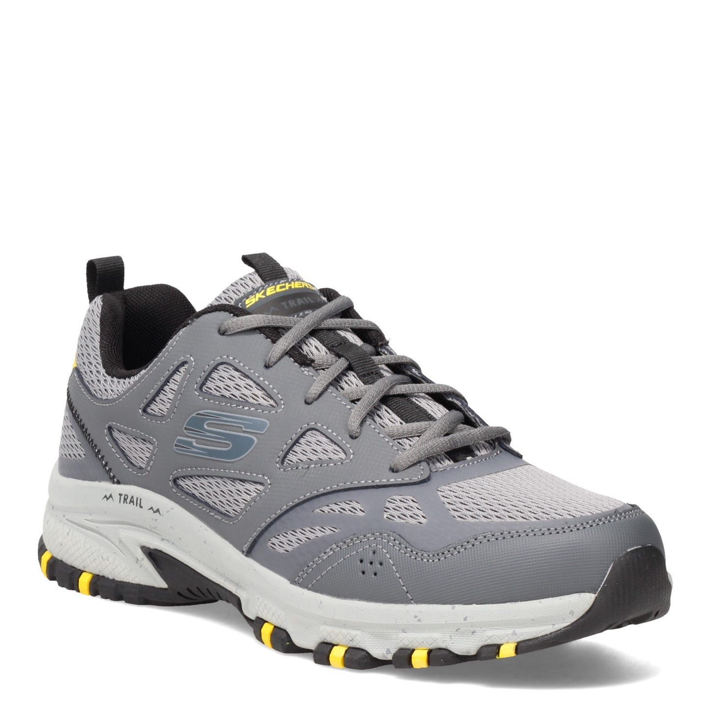 Peltz Shoes  Men's Skechers Hillcrest - Vast Adventure Walking Shoe Charcoal/Black 237265-CCBK
