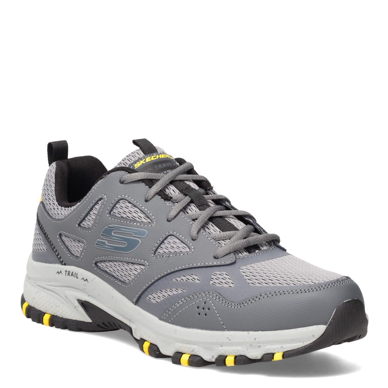 Peltz Shoes  Men's Skechers Hillcrest - Vast Adventure Walking Shoe Charcoal/Black 237265-CCBK