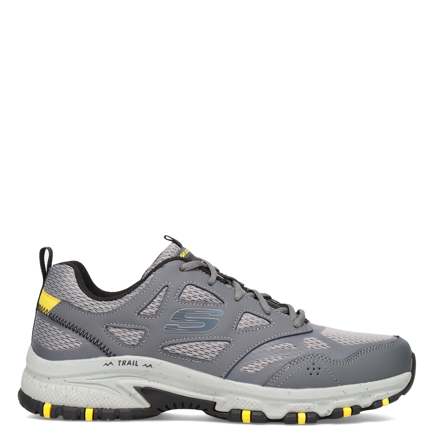 Peltz Shoes  Men's Skechers Hillcrest - Vast Adventure Walking Shoe Charcoal/Black 237265-CCBK