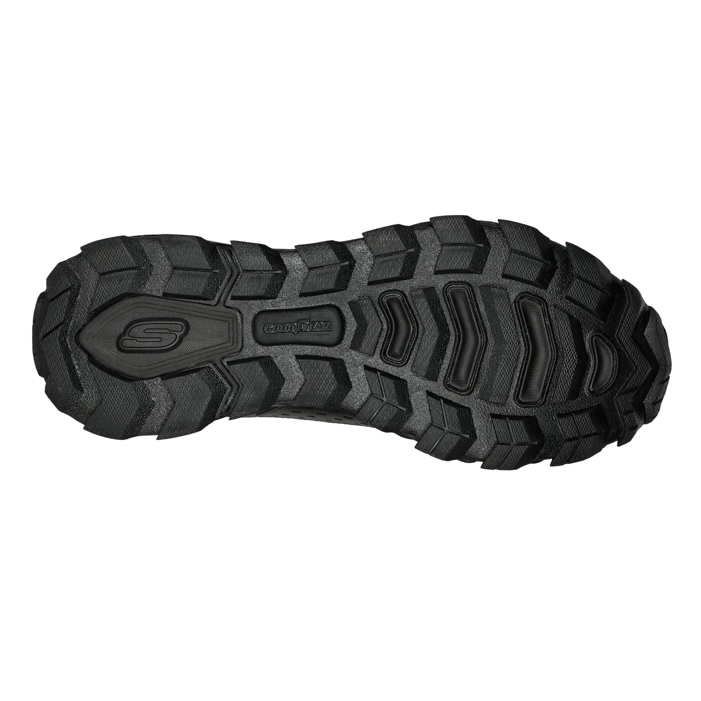 Peltz Shoes  Men's Skechers Max Protect Task Force Hiking Shoe Black/Black 237308-BBK