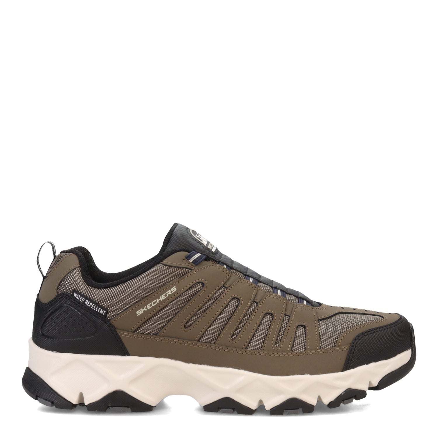 Peltz Shoes  Men's Skechers Relaxed Fit: Crossbar - Cedar Hiking Shoe - Wide Width Brown 237345WW-BRN