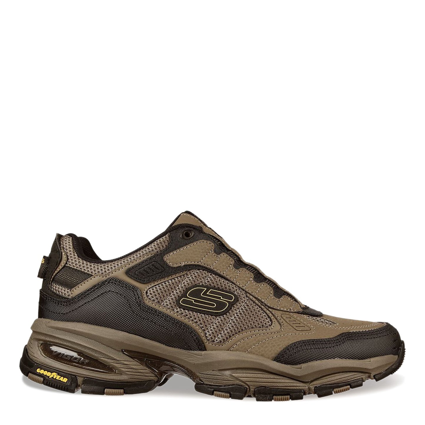 Peltz Shoes  Men's Skechers Vigor 3.0 Slip-On Sneaker Pebble 237356-PBL