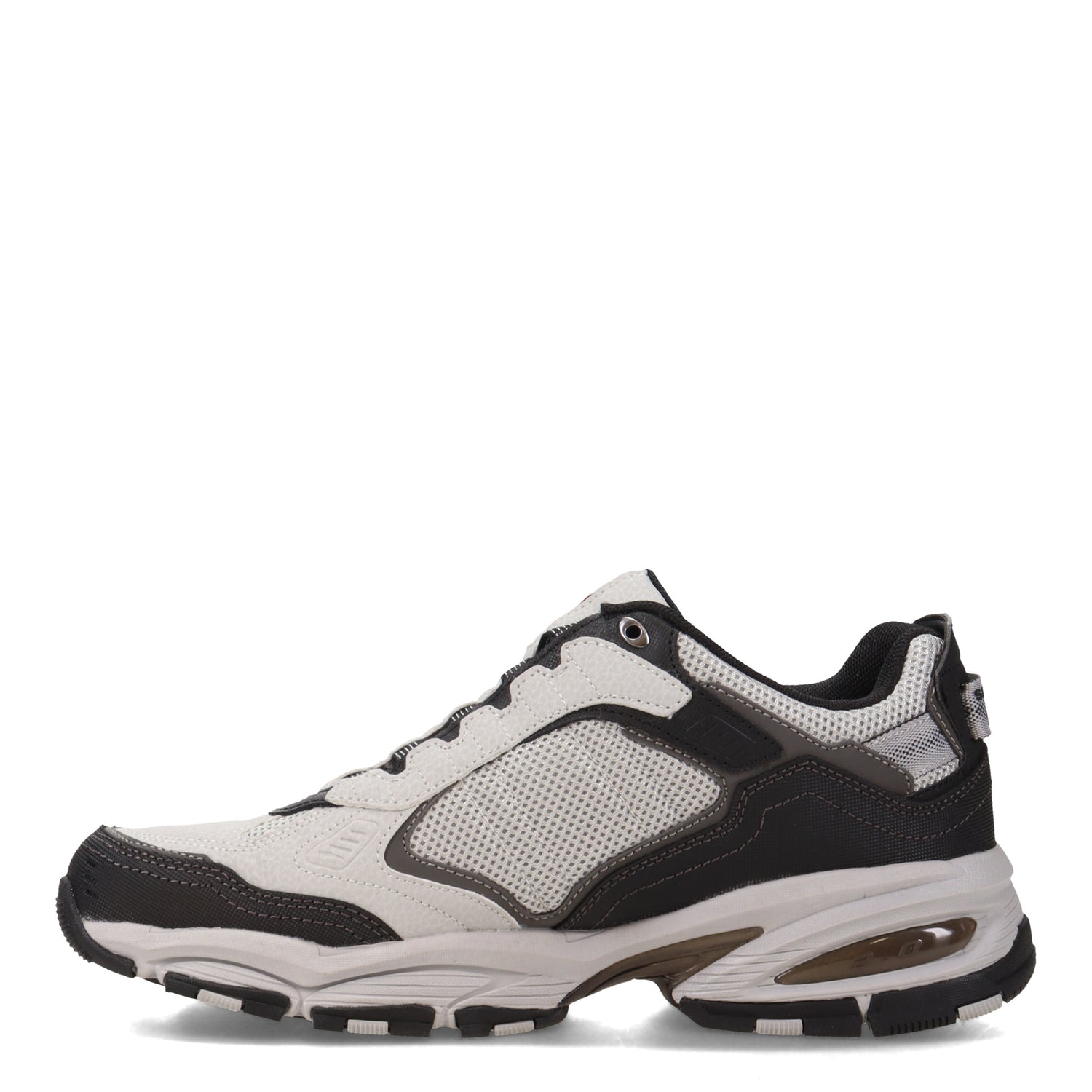 Peltz Shoes  Men's Skechers Vigor 3.0 Slip-On Sneaker - Wide Width Grey/Black 237356W-GYBK