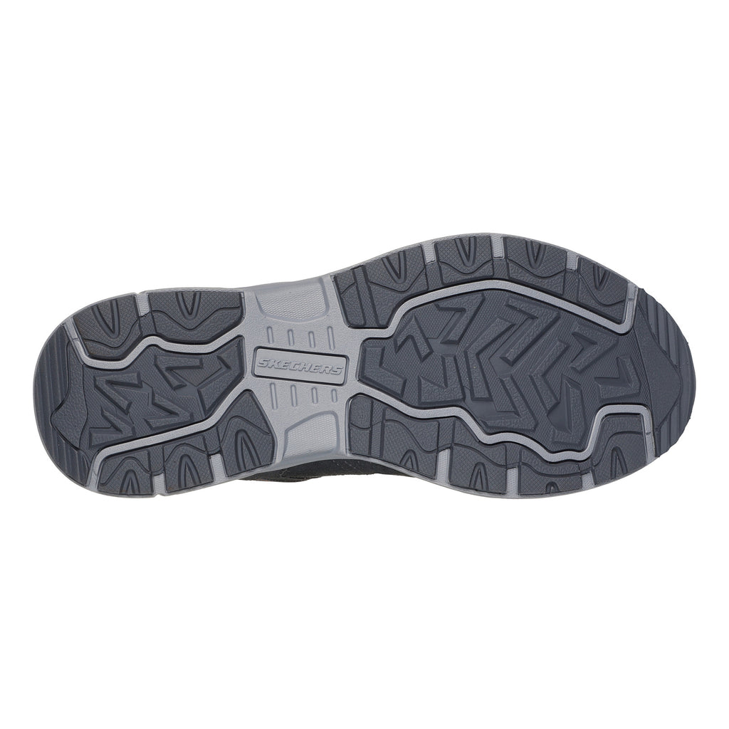 Men's Skechers Slip-ins Relaxed Fit: Oak Canyon - Consistent Winner Sneaker - Wide Width GREY/ORANGE 237450WW-GYOR