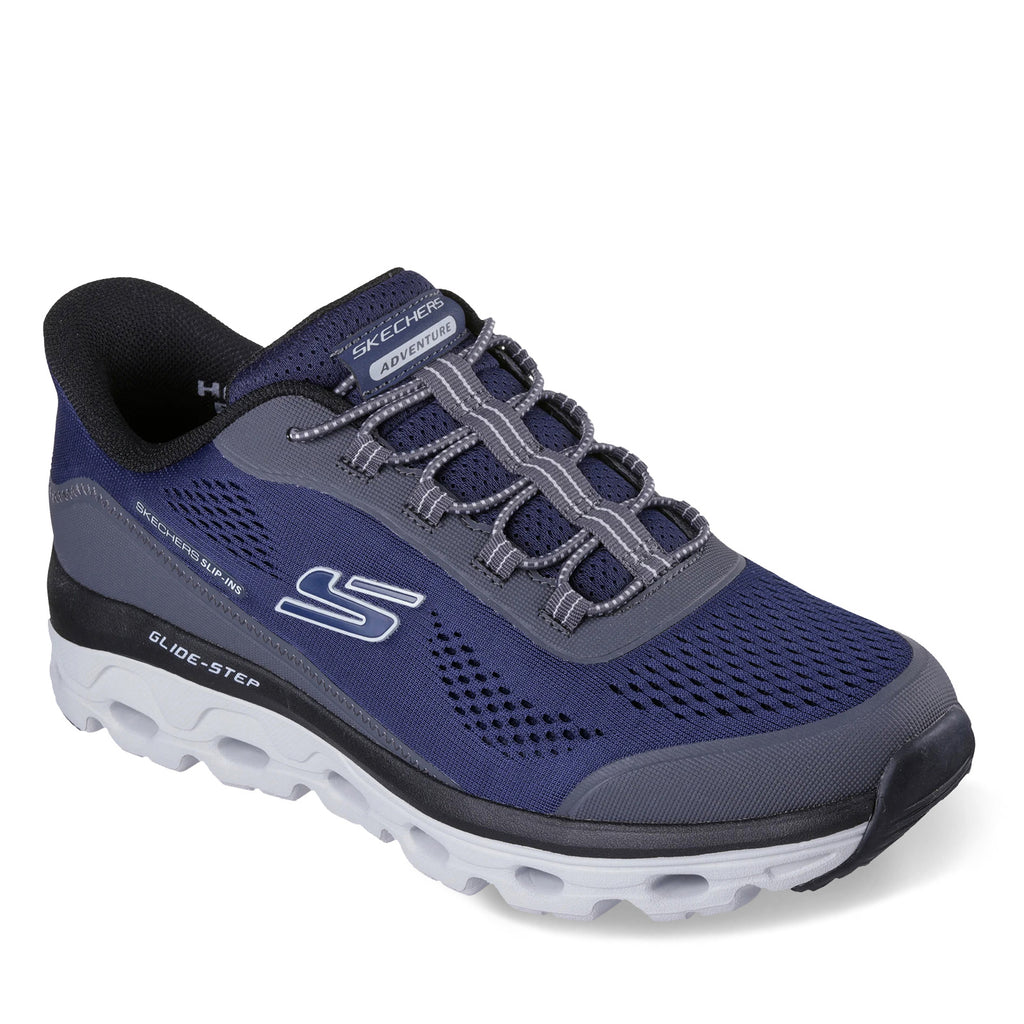 Men's Skechers Slip-Ins: Glide-Step Sole - Glover Peak Walking Shoe NAVY 237812-NVY