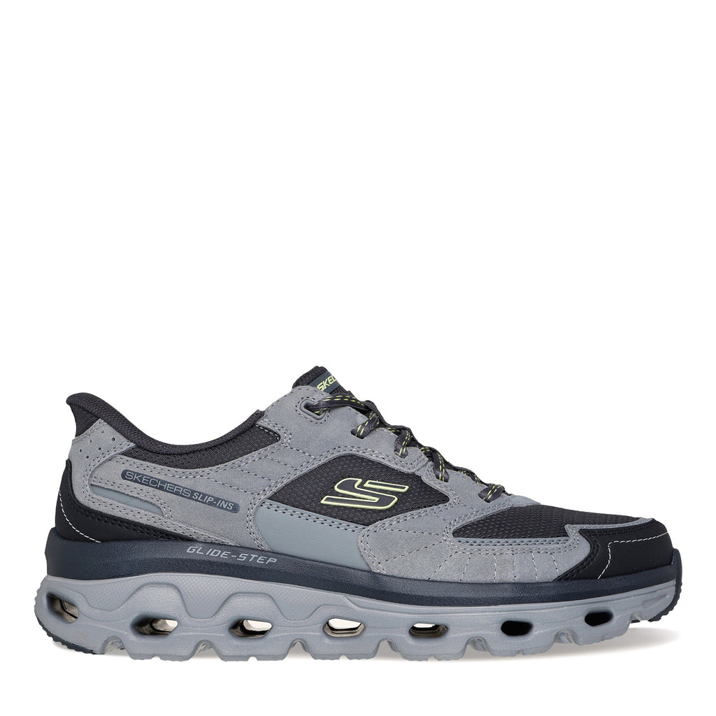 Men's Skechers Slip-Ins: Glide-Step Sole - Carpenter Ridge Hiking Shoe GRAY / CHARCOAL 237814-GYCC