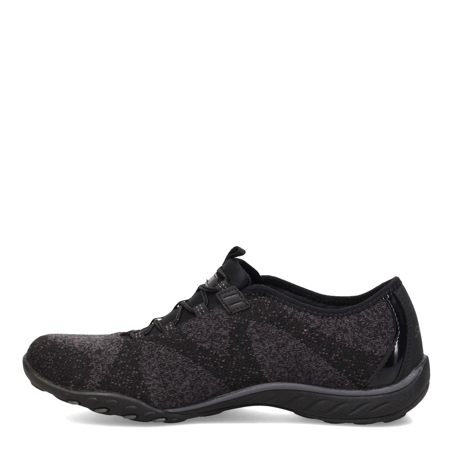 Peltz Shoes  Women's Skechers Relaxed Fit: Breathe-Easy - Opportuknity Slip-On BLACK 23855-BLK