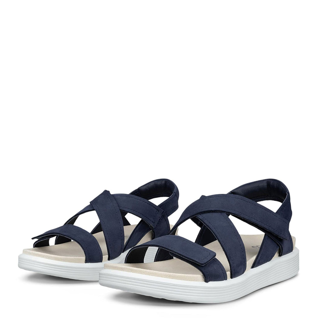 Women's Ecco Soft Cross Strap Sandal MARINE 238813-02038