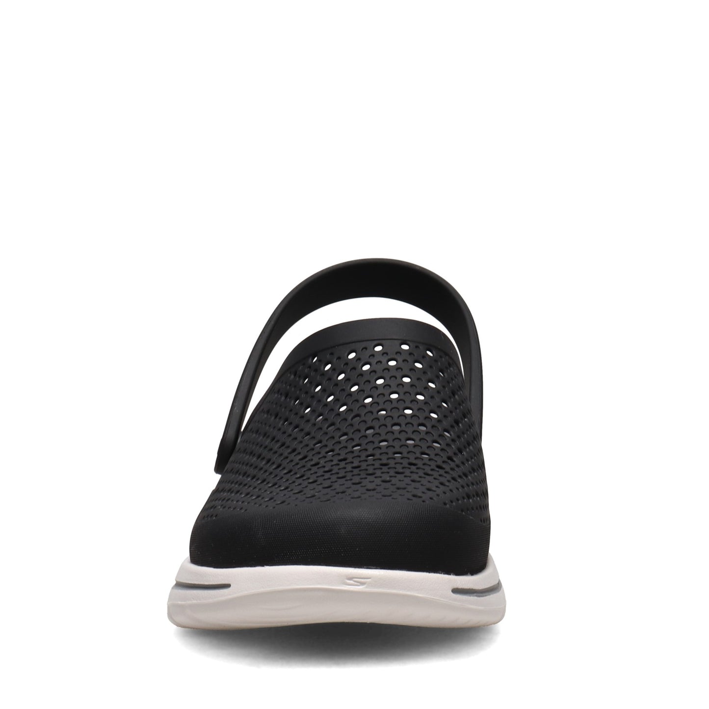 Peltz Shoes  Men's Skechers Foamies: GOwalk 5 - Astonished Clog Black/Gray 243002-BKGY