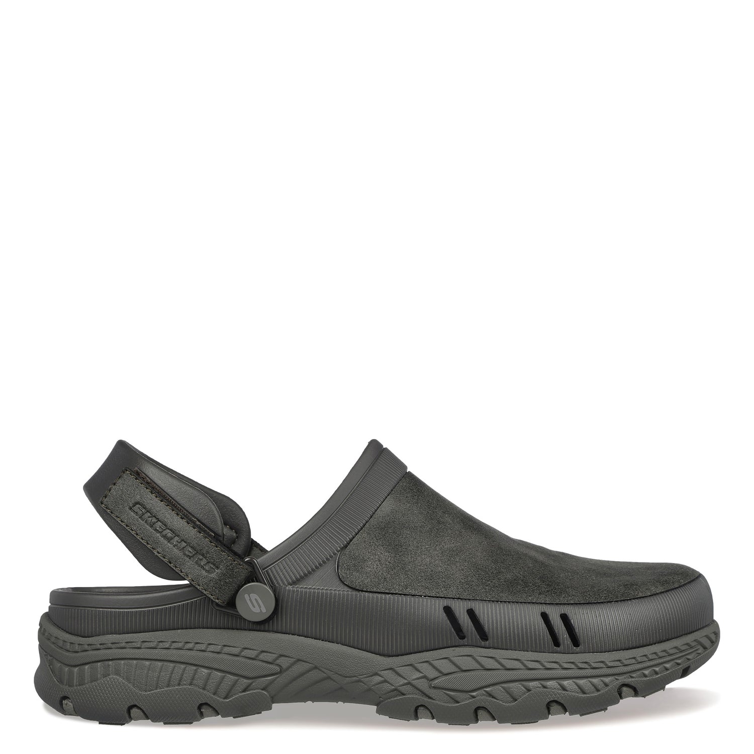 Peltz Shoes  Men's Skechers Foamies Creston Ultra-Adventure Clog Brown 243110-BRN