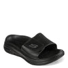 Peltz Shoes  Men's Skechers Foamies: Arch Fit - Feelin Fresh Sandal Black 243159-BBK