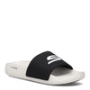 Peltz Shoes  Men's Skechers Hyper Slide - Deriver Sandal BLACK / WHITE 246020-BKW