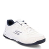 Peltz Shoes  Men's Skechers Relaxed Fit: Viper Court - Pickleball Shoe - Wide Width WHITE NAVY 246070WW-WNV