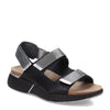 Peltz Shoes  Women's Naot Odyssey Sandal BLACK STERLING 25020-NUS