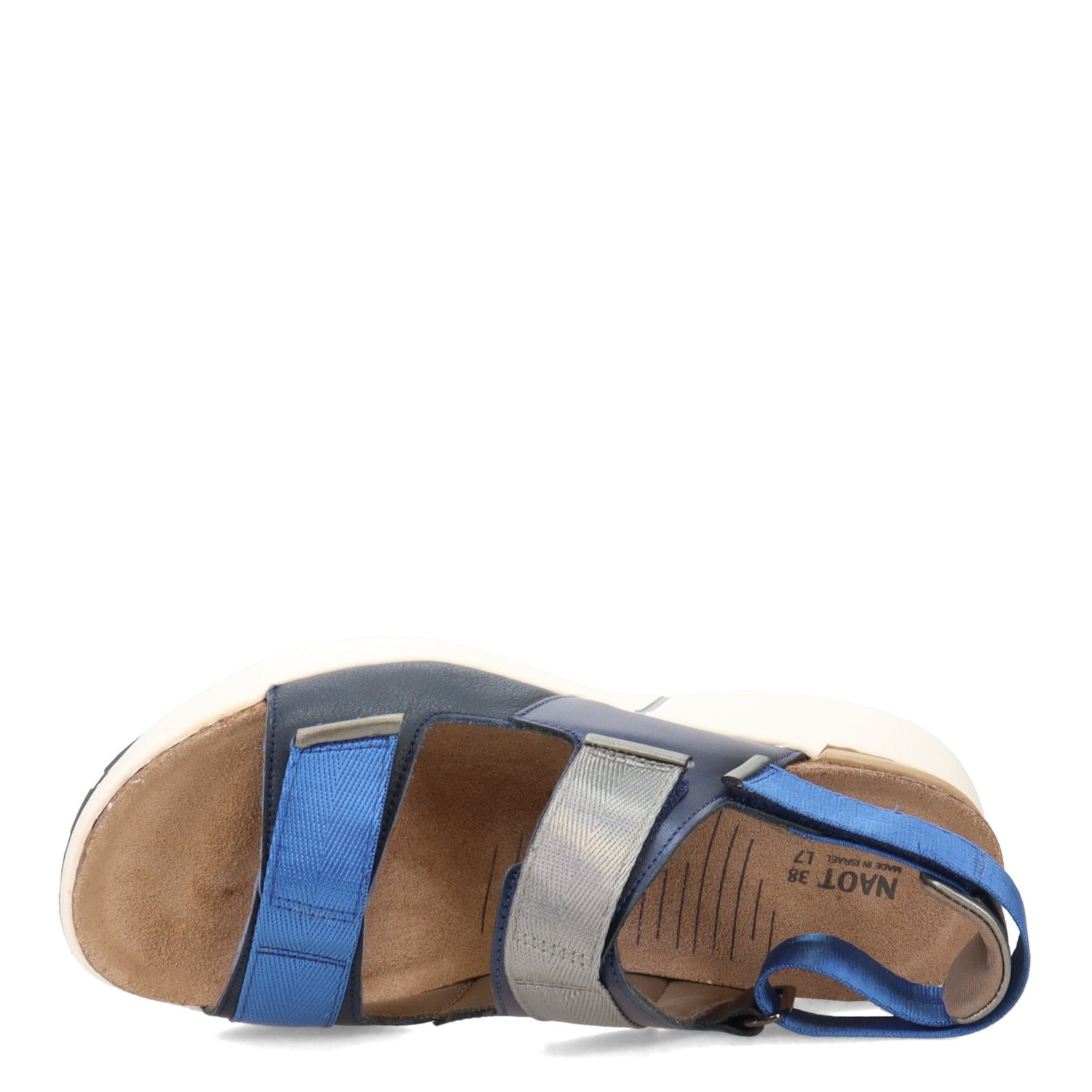 Peltz Shoes  Women's Naot Odyssey Sandal BLUE 25020-PGM