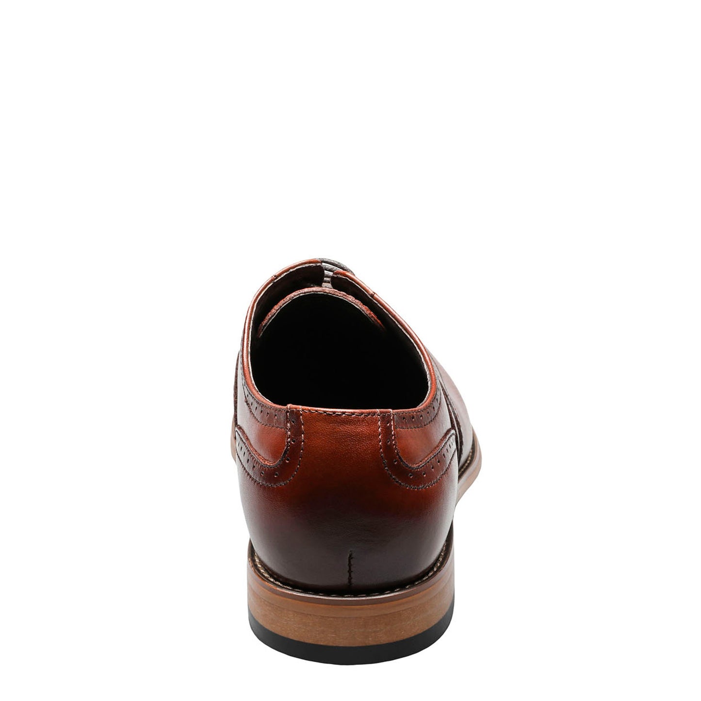 Peltz Shoes  Men's Stacy Adams Dunbar Wingtip Oxford COGNAC 25064-221