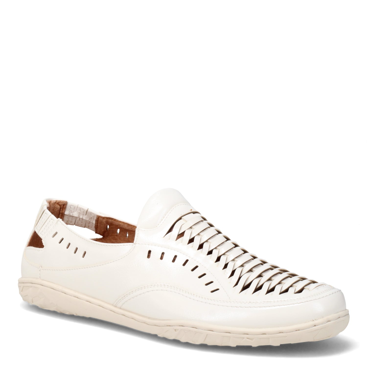 Peltz Shoes  Men's Stacy Adams Ibiza Slip-On WHITE 25440-100