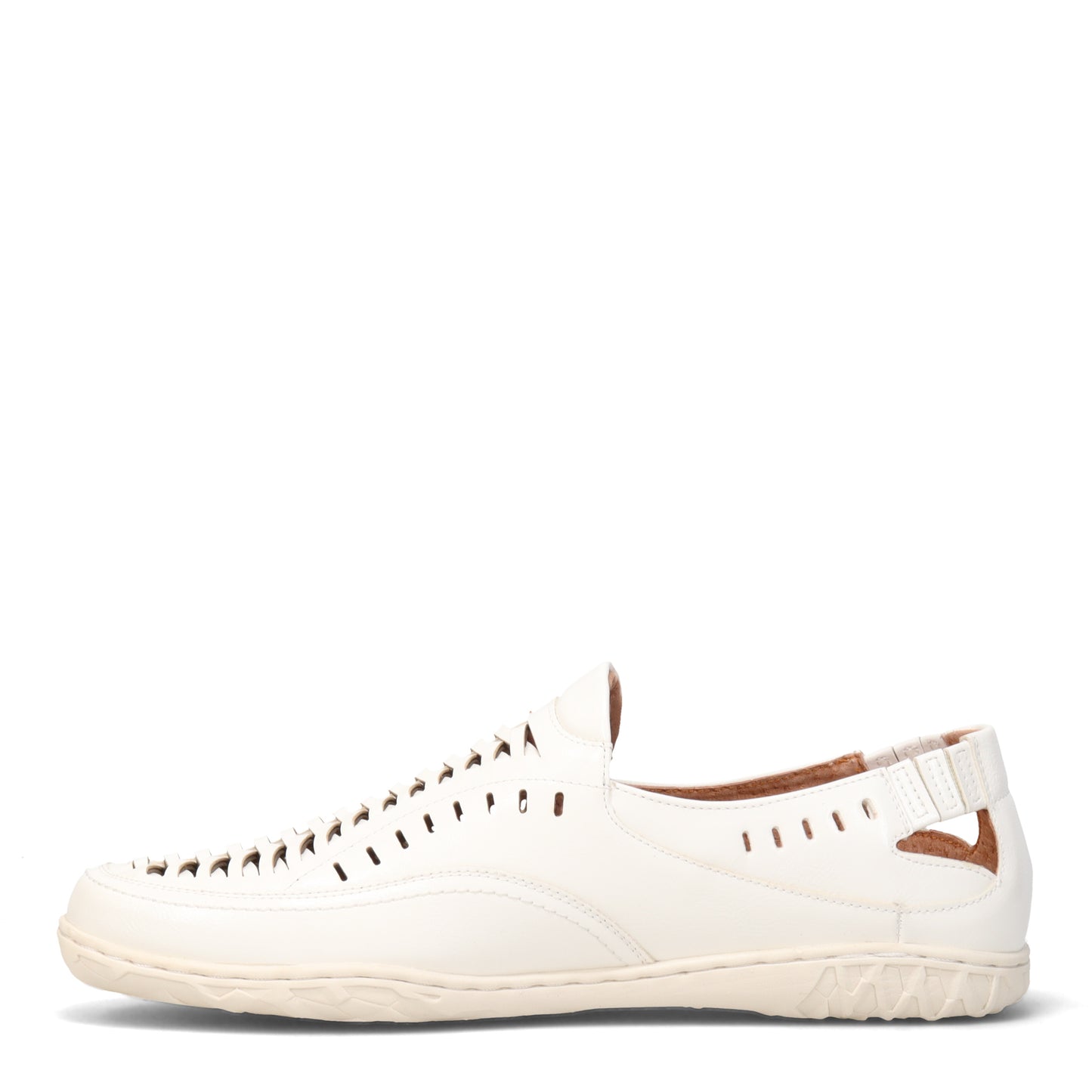 Peltz Shoes  Men's Stacy Adams Ibiza Slip-On WHITE 25440-100