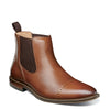 Peltz Shoes  Men's Stacy Adams Maury Cap Toe Chelsea Boot Chocolate 25492-202