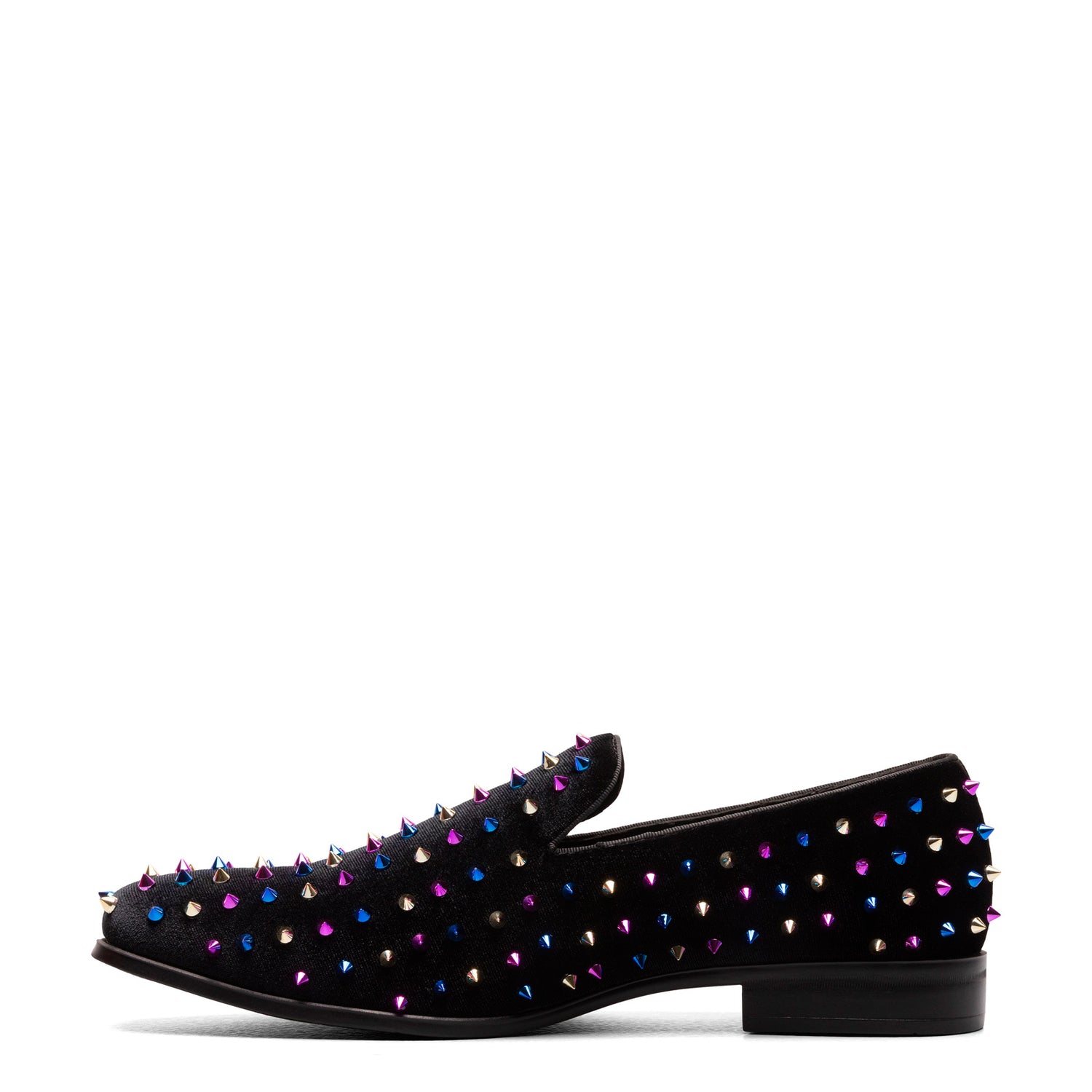 Peltz Shoes  Men's Stacy Adams Spire Loafer Black Blue Multi 25532-966