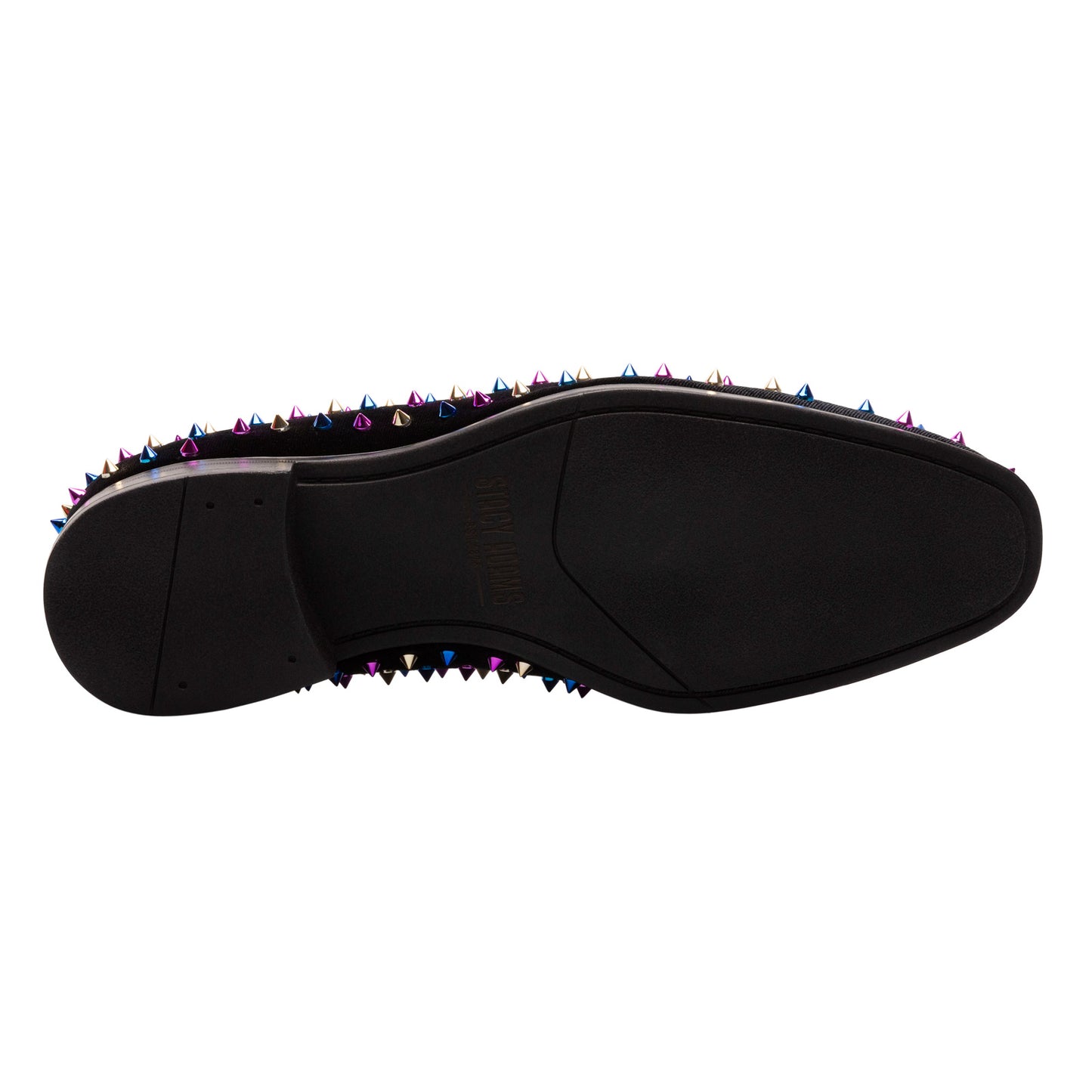 Peltz Shoes  Men's Stacy Adams Spire Loafer Black Blue Multi 25532-966