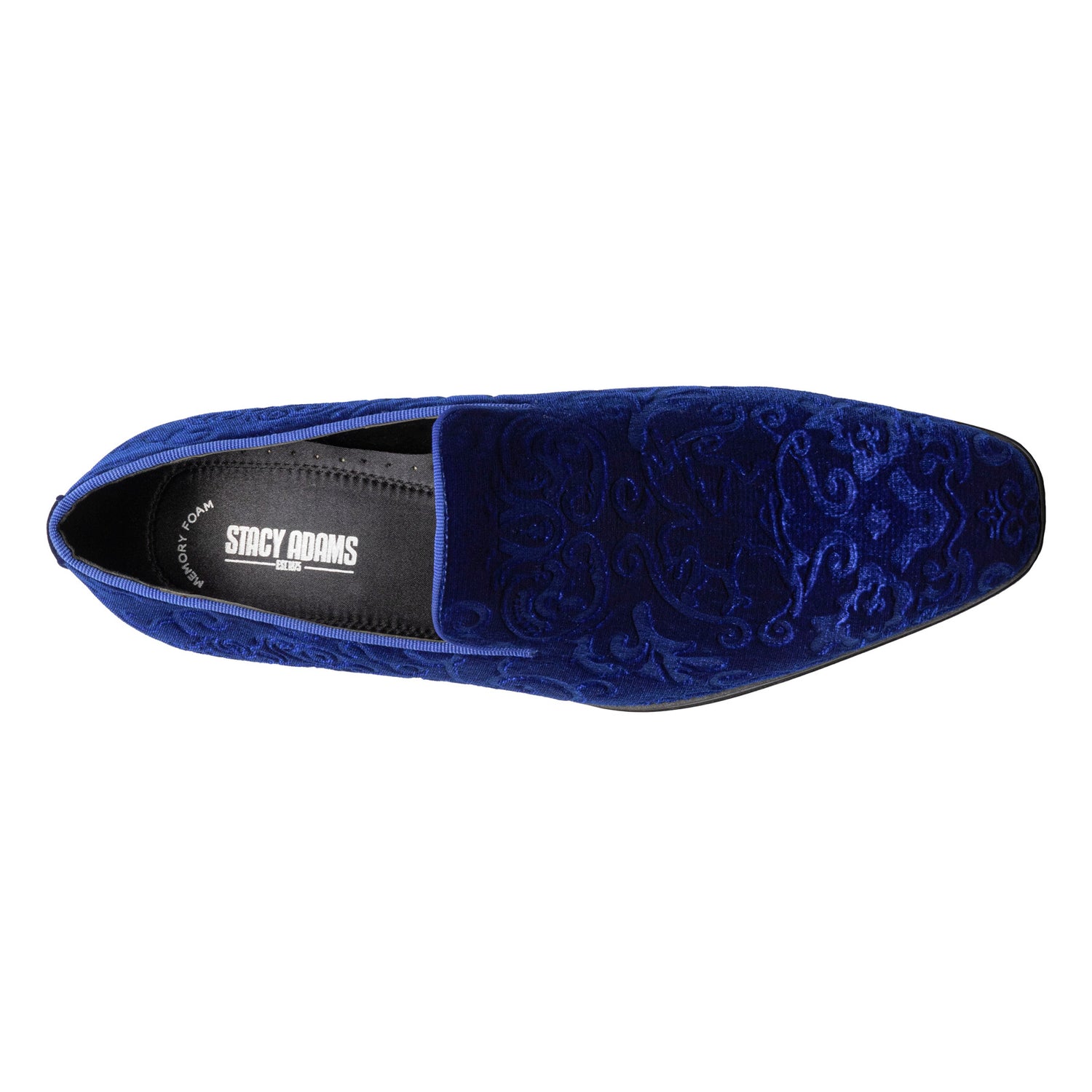 Peltz Shoes  Men's Stacy Adams Saunders Loafer ROYAL 25581-432