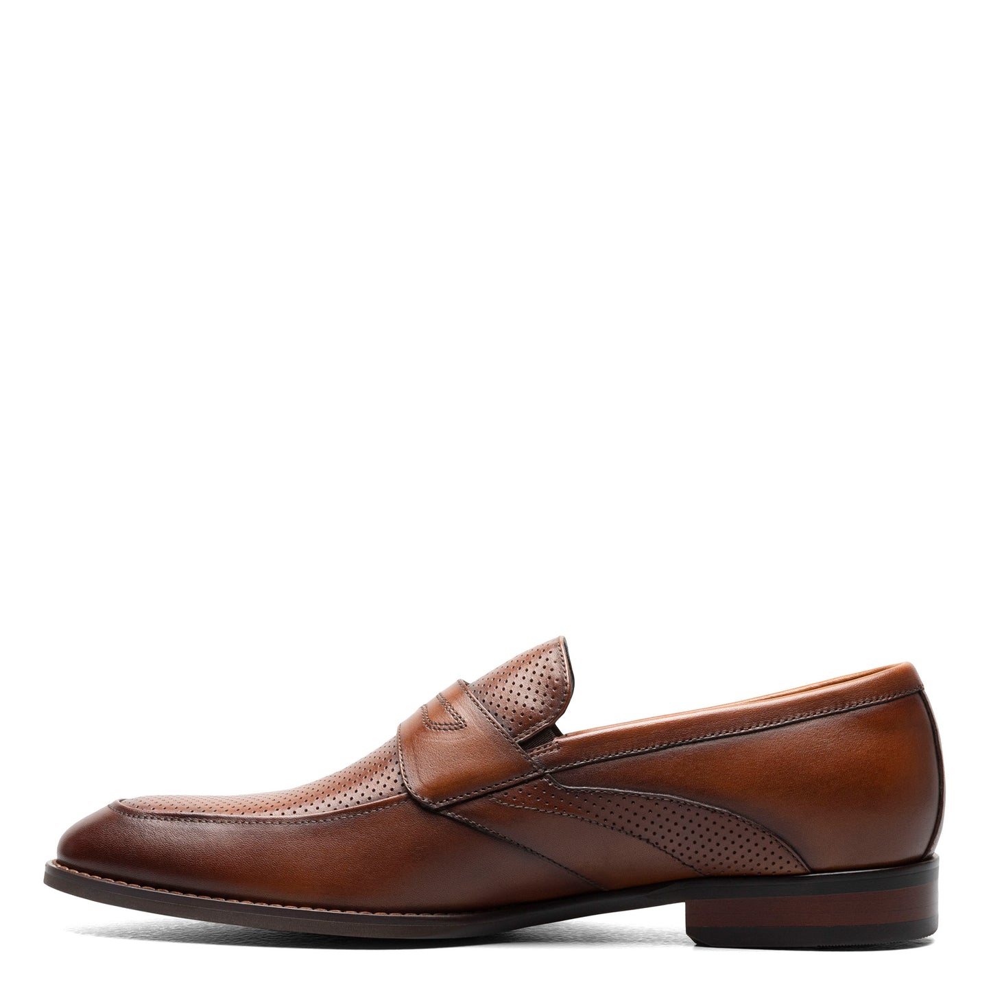 Peltz Shoes  Men's Stacy Adams Karnes Loafer COGNAC 25591-221