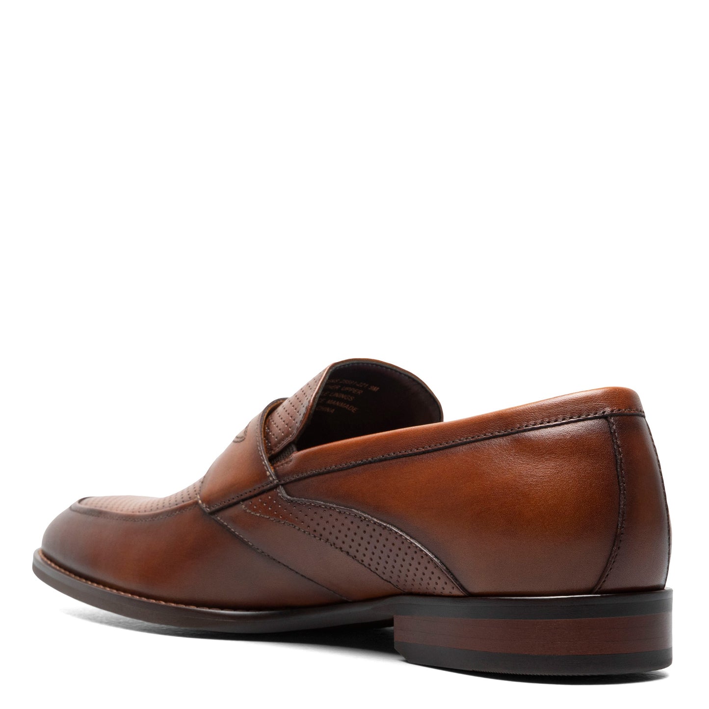 Peltz Shoes  Men's Stacy Adams Karnes Loafer COGNAC 25591-221