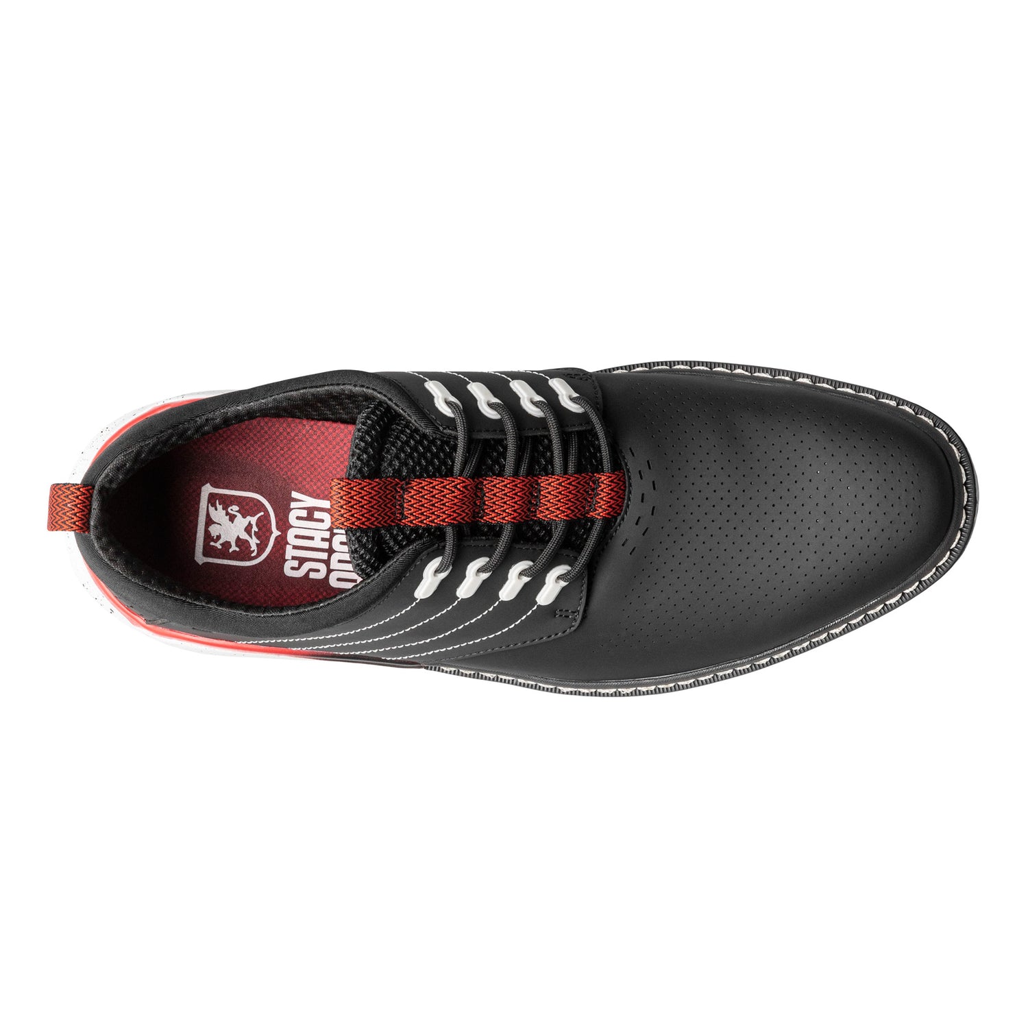 Peltz Shoes  Men's Stacy Adams Barna Sneaker Black 25594-001