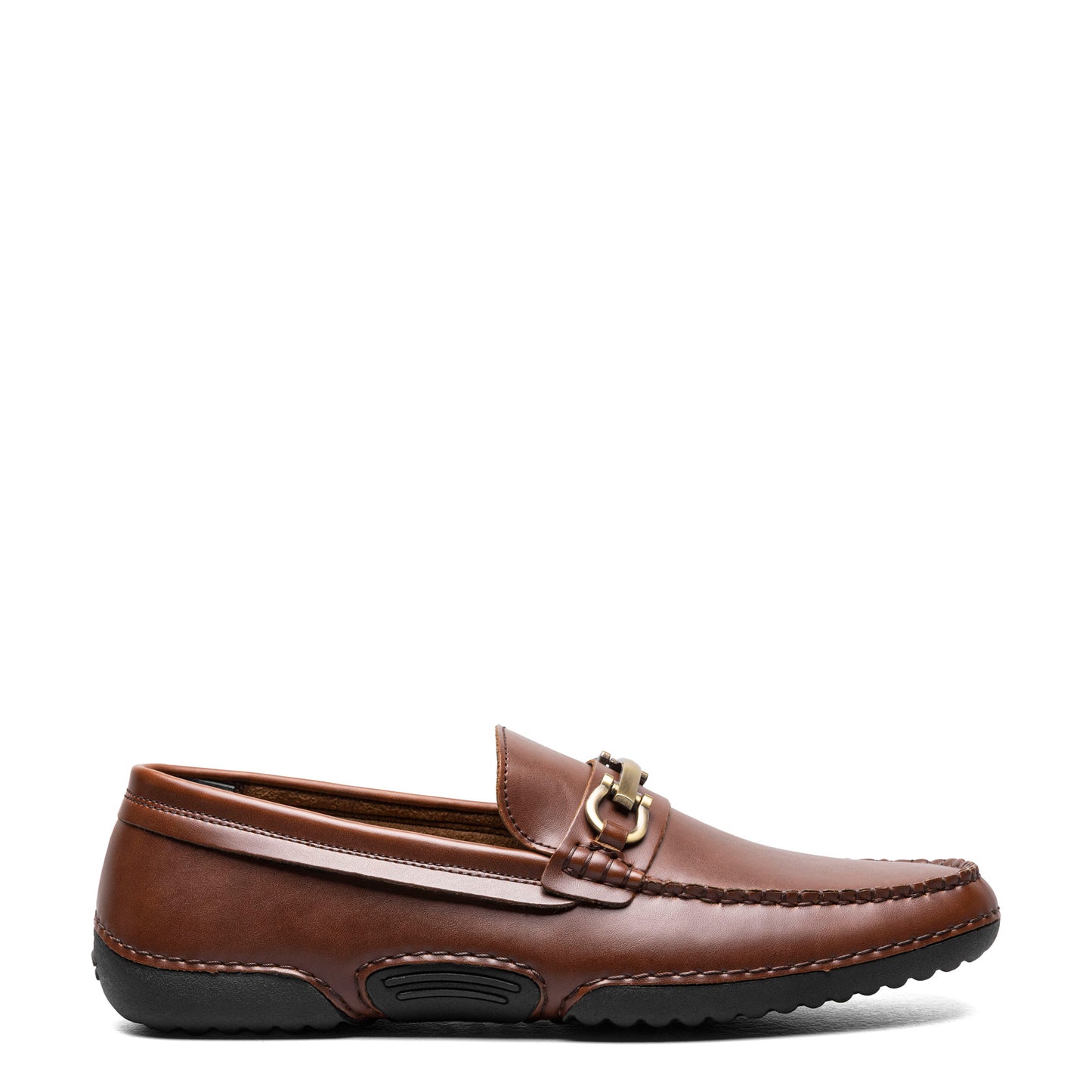 Peltz Shoes  Men's Stacy Adams Delano Moc Toe Slip-On BROWN 25609-200