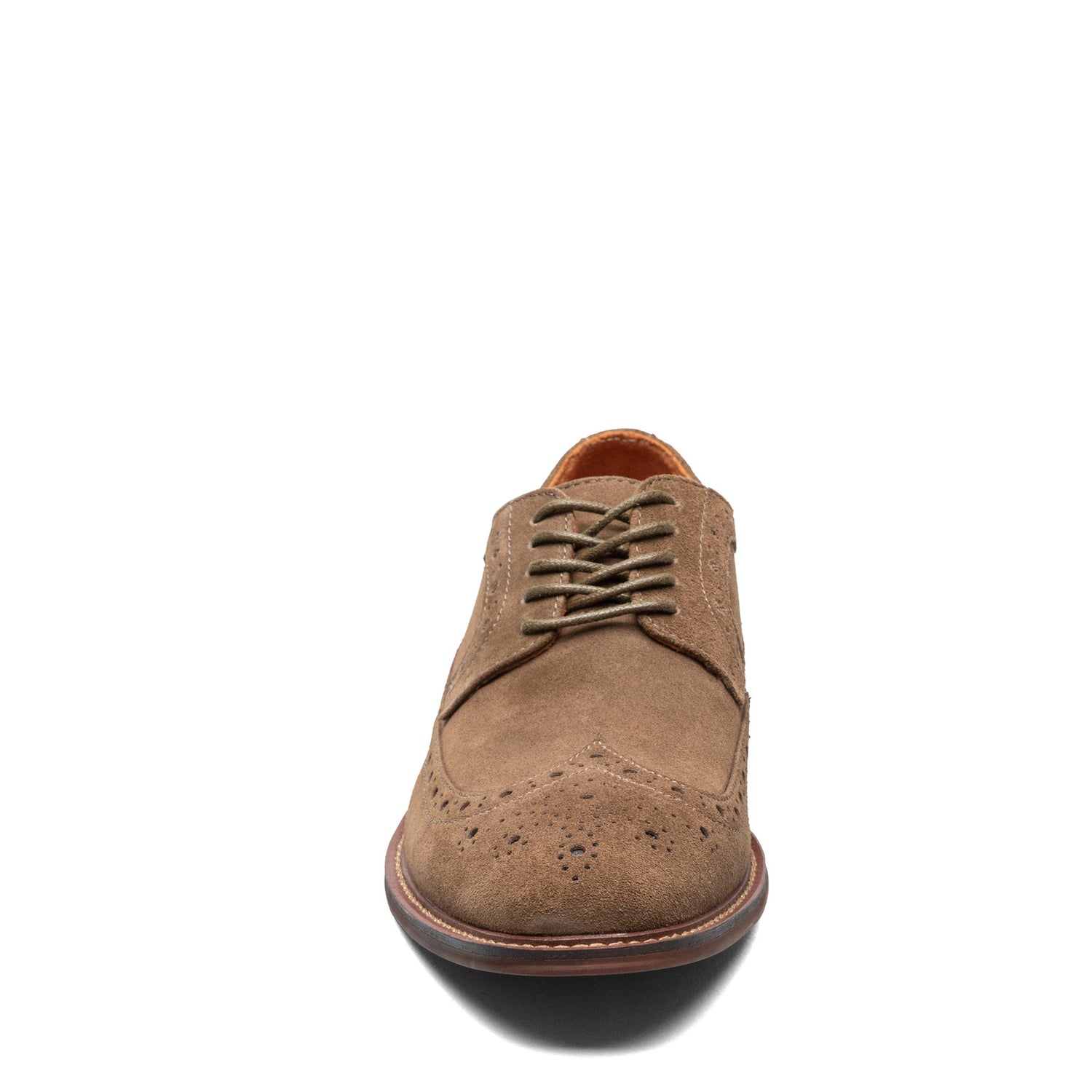 Peltz Shoes  Men's Stacy Adams Marligan Wingtip Oxford Mocha 25616-216
