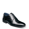 Peltz Shoes  Men's Stacy Adams Bryant Cap Toe Oxford BLACK 25634-001