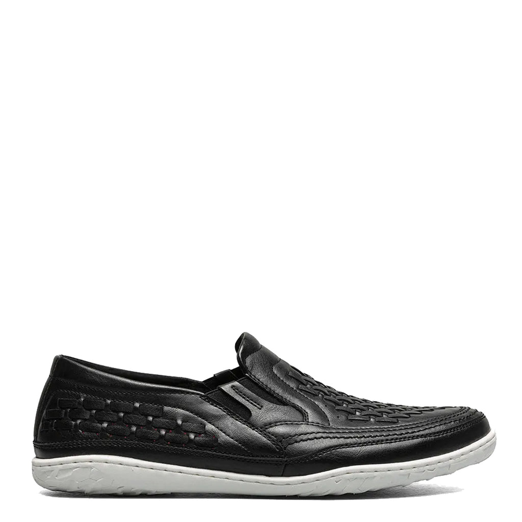 Men's Stacy Adams Ithaca Moc Toe Slip-On BLACK 25656-001