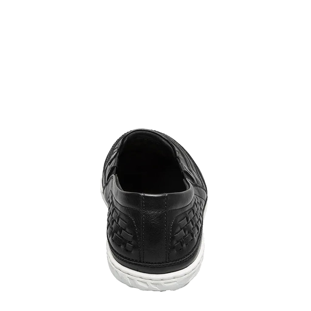 Men's Stacy Adams Ithaca Moc Toe Slip-On BLACK 25656-001