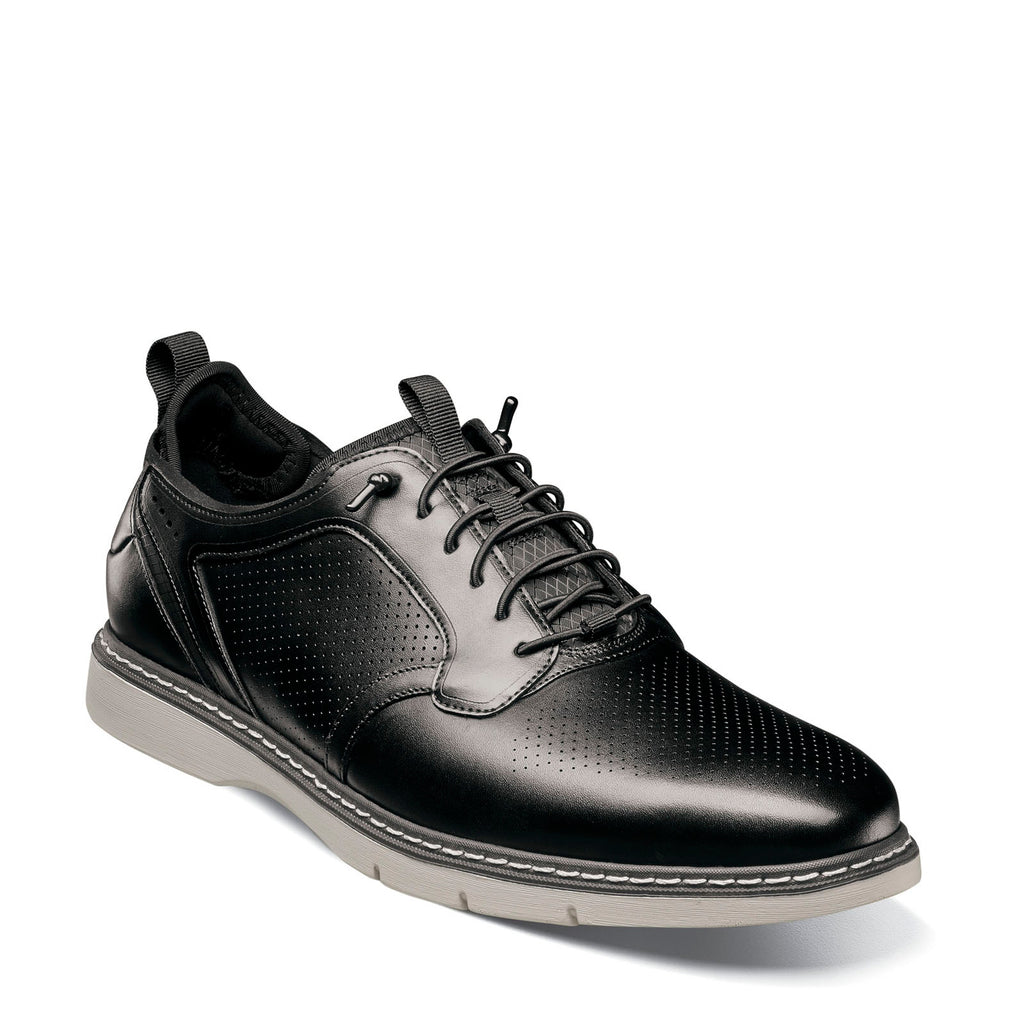 Men's Stacy Adams, Sync Plain Toe Elastic Lace Oxford