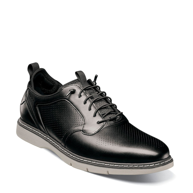 Men's Stacy Adams, Sync Plain Toe Elastic Lace Oxford