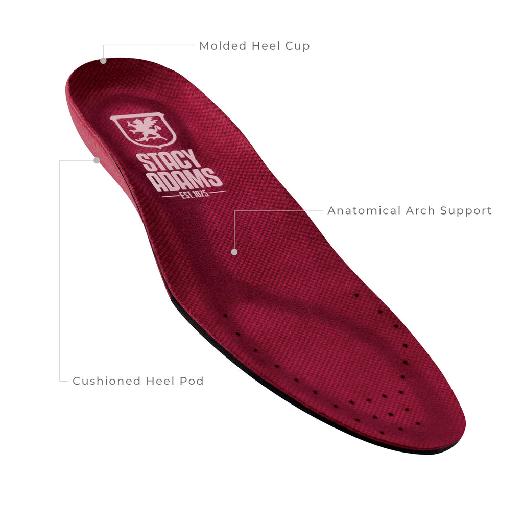 Men's Stacy Adams, Sync Plain Toe Elastic Lace Oxford