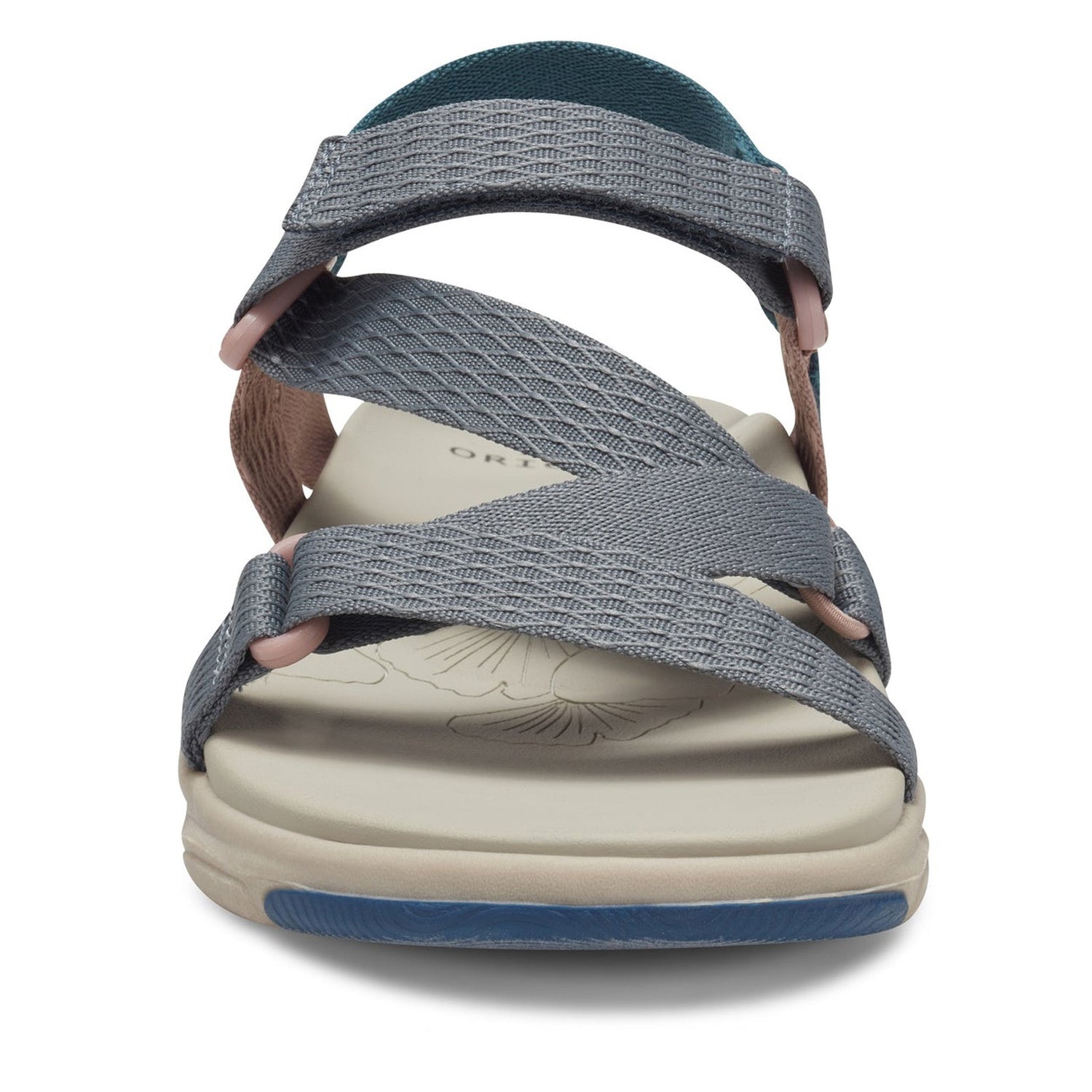 Peltz Shoes  Women's Earth Origins Veda Sandal GRAY 258155-024