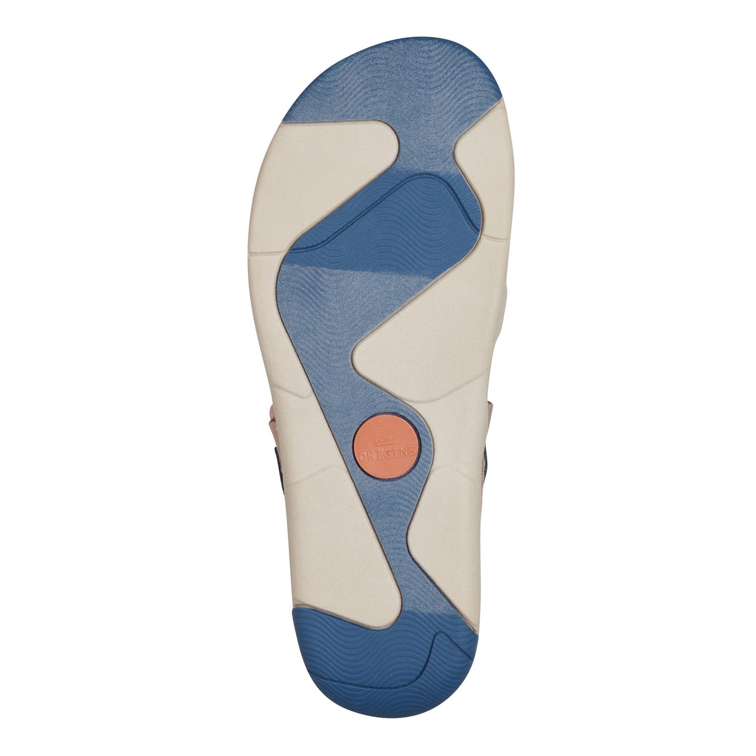 Peltz Shoes  Women's Earth Origins Veda Sandal GRAY 258155-024