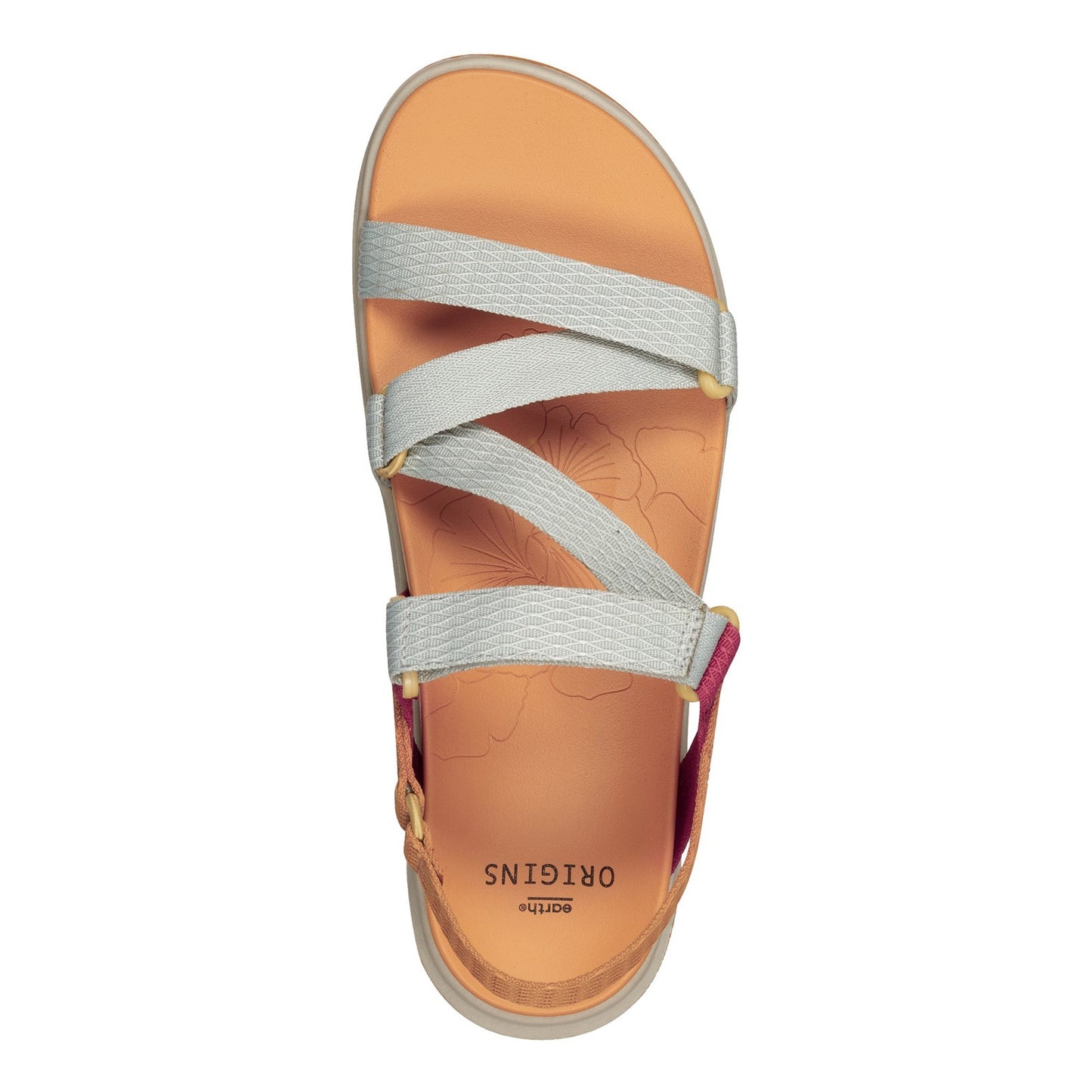 Peltz Shoes  Women's Earth Origins Veda Sandal Seafoam Green 258155-334