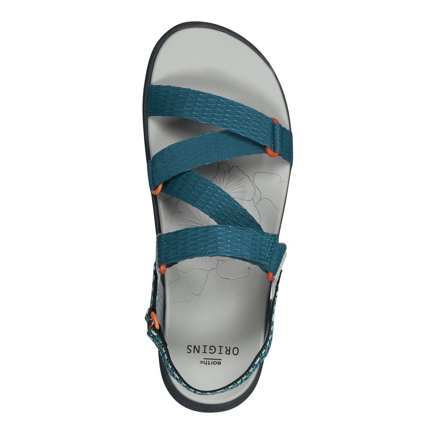 Peltz Shoes  Women's Earth Origins Veda Sandal BLUE 258155-BLUE